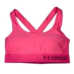 Under‎ Armour Compression Crossback Mid Sports Bra.
